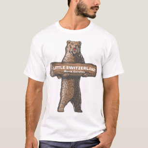 Little Schweiz North Carolina Nc Bear Vacation T Shirt