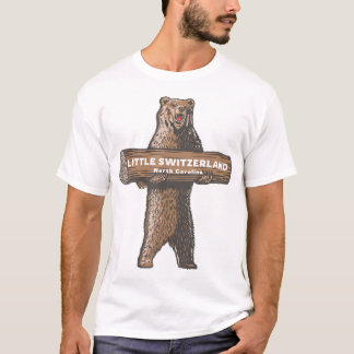 Little Schweiz North Carolina Nc Bear Vacation T Shirt