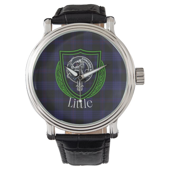Little Scottish Clan Tartan & Crest Armbandsur (Framsida)