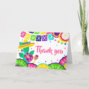 Little Senorita Fiesta Baby Shower Tack Kort