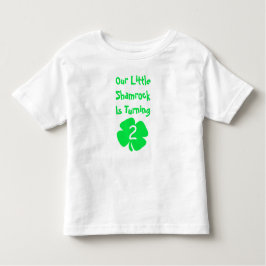 Little Shamrock Birthday T Shirt