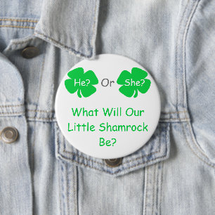 Little Shamrock Gender Reveal Knapp