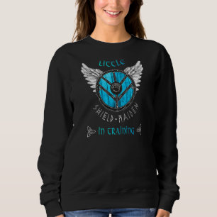 Little Shield Maiden in Training Lagertha's Shield T Shirt