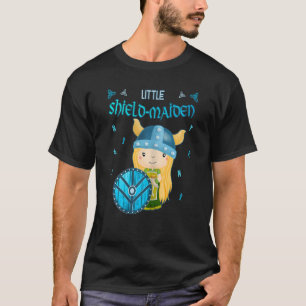 Little Shield-Maiden Lagertha s Shield Girl Norse T Shirt