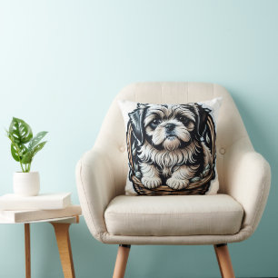 Little Shih Tzu Dekorativ kudde