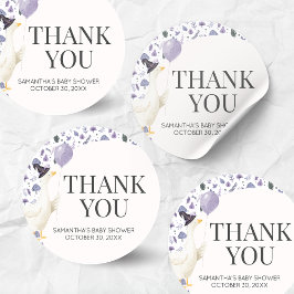 Little Silly Goose Baby Shower Runt Klistermärke