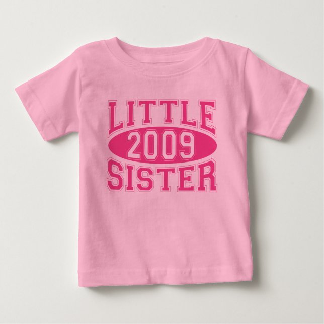 LITTLE SISTER 2009 (Rosa) T-shirt (Framsida)