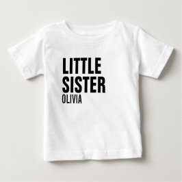 Little Sister Anpassningsbar Baby Romper T Shirt