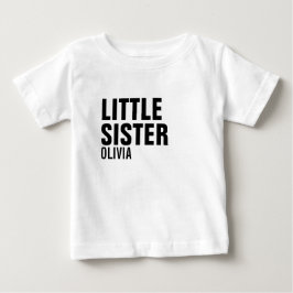 Little Sister Anpassningsbar Baby T-Shirt
