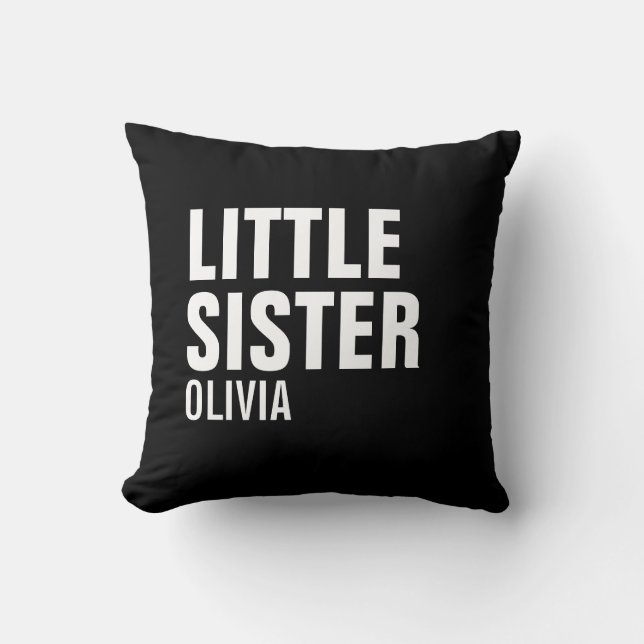 Little Sister Anpassningsbar Dekorativ kudde (Framsida)