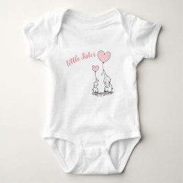 Little Sister Baby Vest T Shirt
