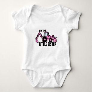 Little Sister Backhoe T Shirt