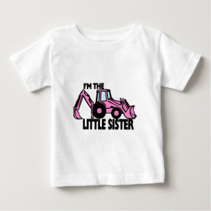 Little Sister Backhoe Tee Shirt