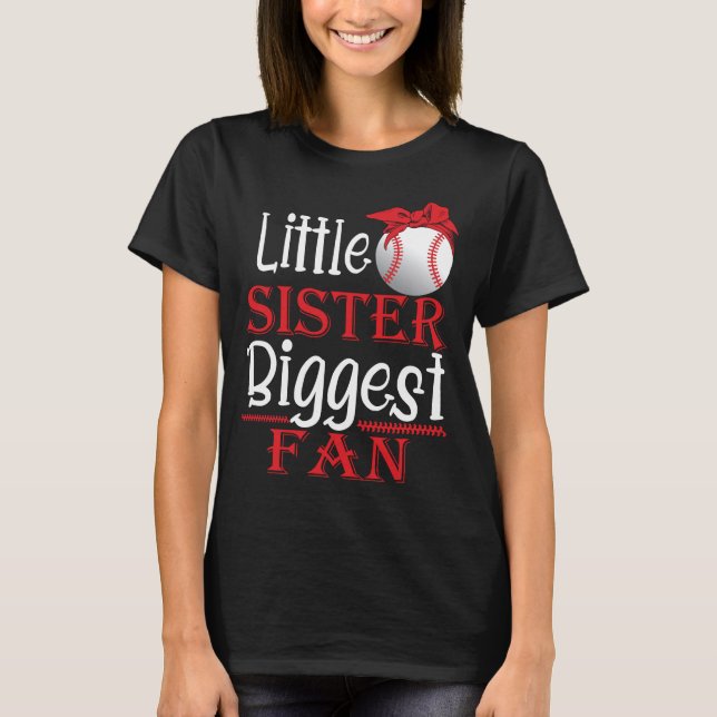 Little Sister Biggest Fläkt Baseball T Shirt (Framsida)
