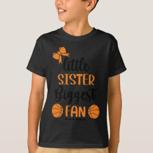 Little Sister Biggest Fläkt Basketball Sister T Shirt