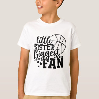 Little Sister Biggest Fläkt Basketball T Shirt