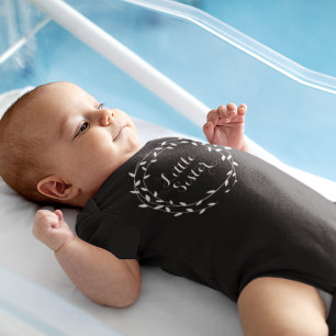 Little Sister Black & White Löv Wand Flicka T-shirt