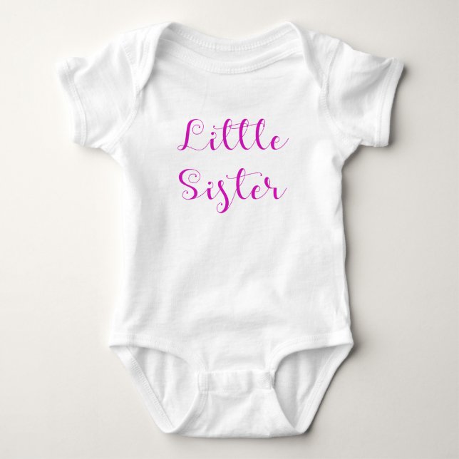 Little Sister Bodykostym T-shirt (Framsida)
