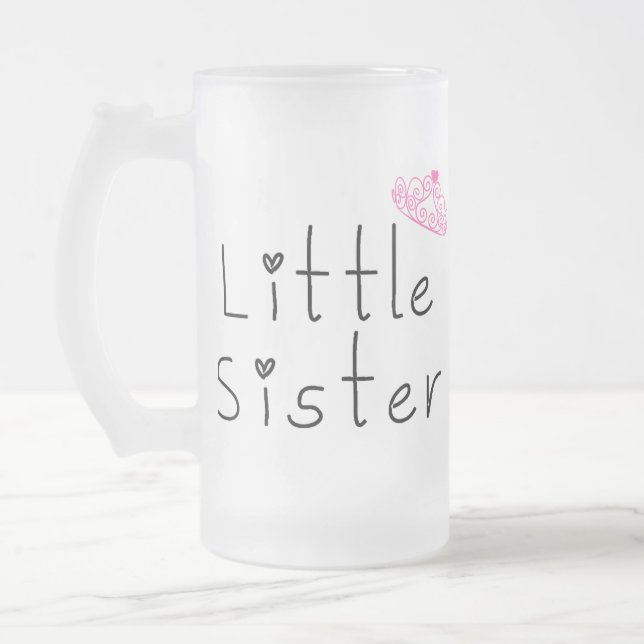 little sister frostat ölglas (Vänster)