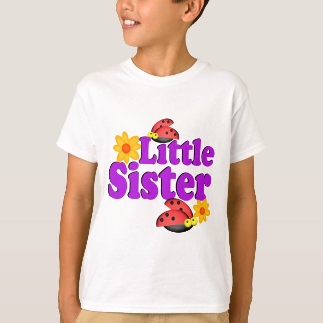 Little Sister Ladybug T-shirt (Framsida)