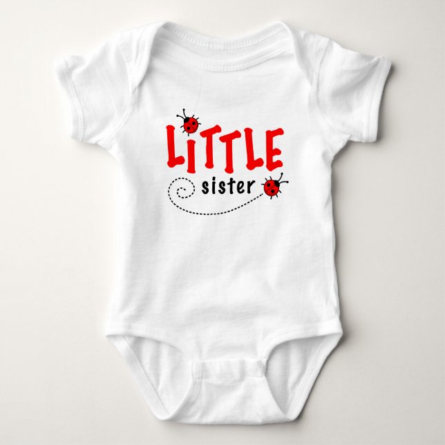 Little Sister Ladybug t-shirts (Framsida)