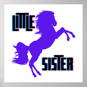 Little Sister Lila Pony Poster