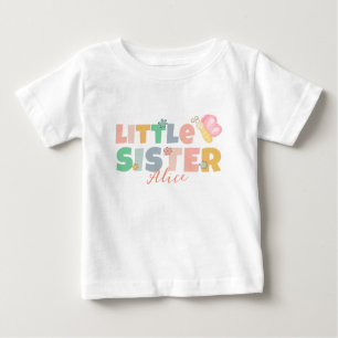 Little Sister Personlig, Pastel Färg T Shirt