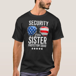 Little Sister Protection Squad Big Brother Securi T Shirt
