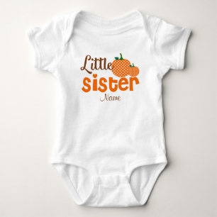 Little Sister Pumpkin Personlig Shirt Tee Shirt