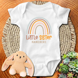 Little Sister Rainbow T Shirt