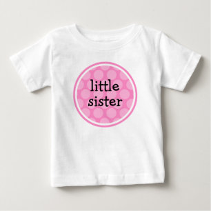 Little Sister Rosa Polka Dot Circle T Shirt