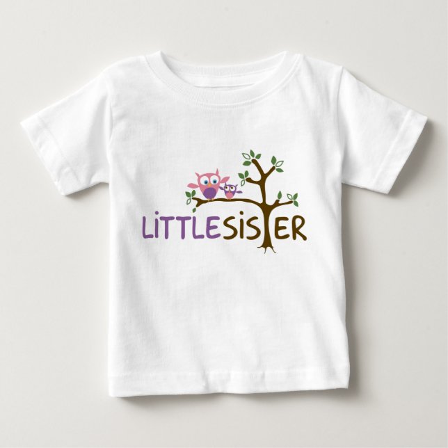 Little Sister Uggla Series Tee Shirt (Framsida)