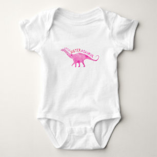 Little Sisterasaurus Dinosaur Sister T-Shirt