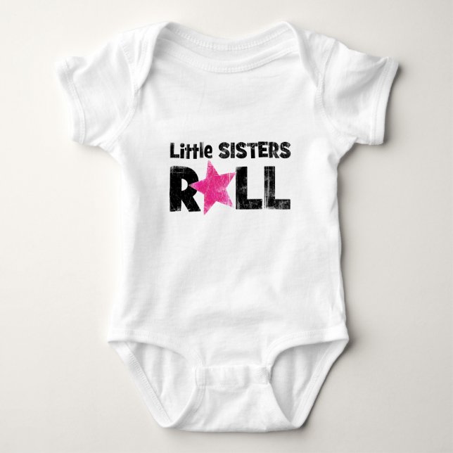 Little Sisters Roll T Shirt (Framsida)