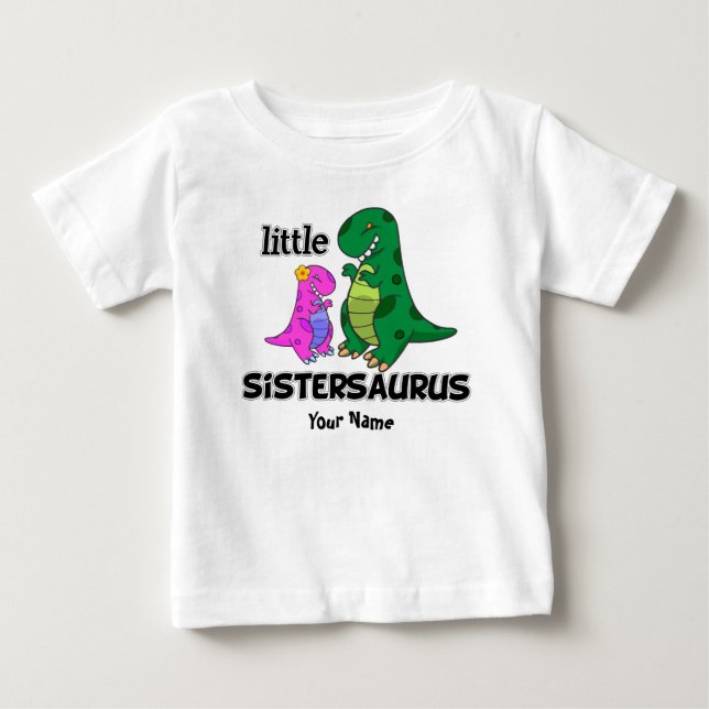 Little Sistersaurus T Shirt (Framsida)