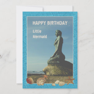 Little Sjöjungfru Card Tack Kort