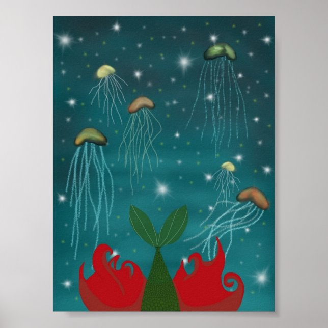 Little Sjöjungfru Insta Poster (Framsidan)