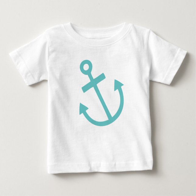 Little Skipper Nautical Anchor Tee (Framsida)