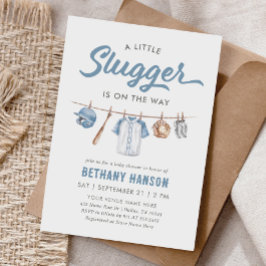 Little Slugger Baseball Baby Shower Inbjudningar