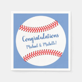 Little Slugger Baseball Baby Shower Pappersservett
