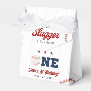 Little Slugger Baseboll 1-årsdag Presentaskar