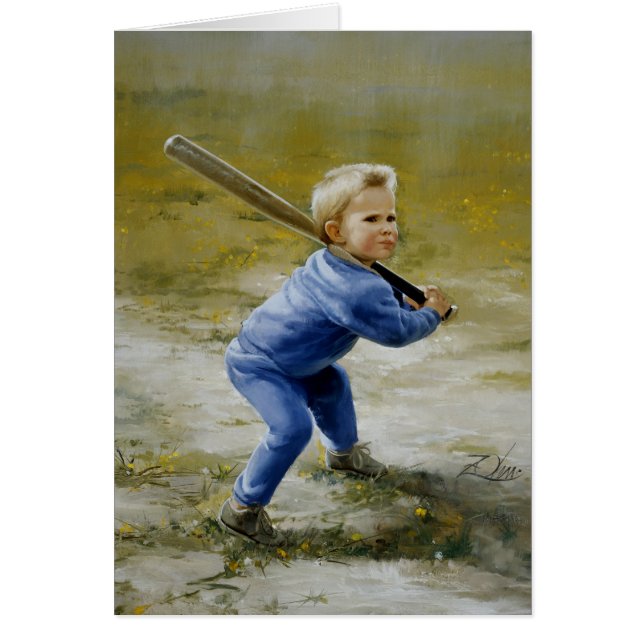 Little Slugger Hälsningskort (Framsidan)