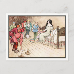Little Snowdroppe by Warwick Goble Vykort