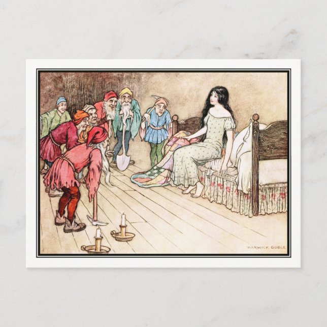 Little Snowdroppe by Warwick Goble Vykort (Framsida)