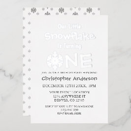 Little Snowflake 1st Birthday