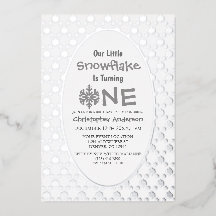 Little Snowflake 1st Birthday