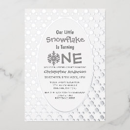 Little Snowflake 1st Birthday