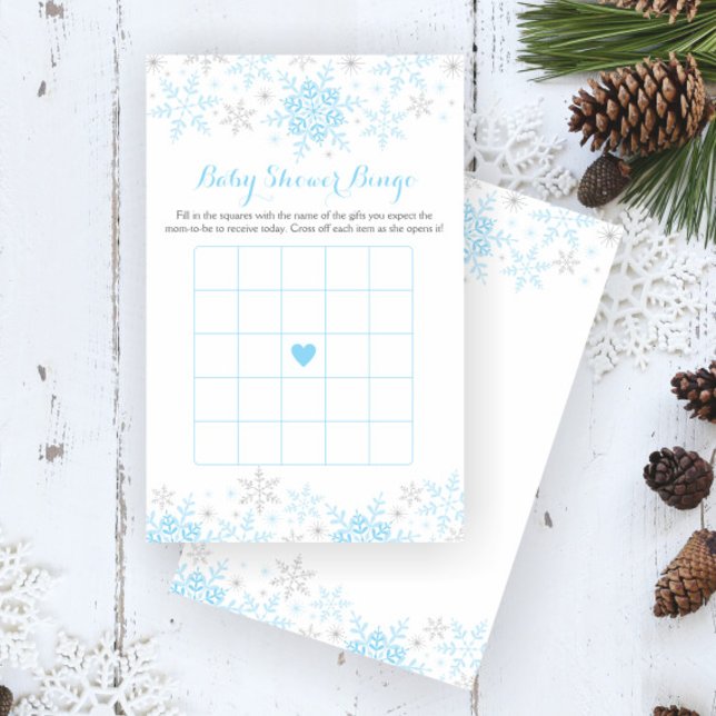 Little Snowflake Baby Shower Bingo Game Flygblad (Skapare uppladdad)