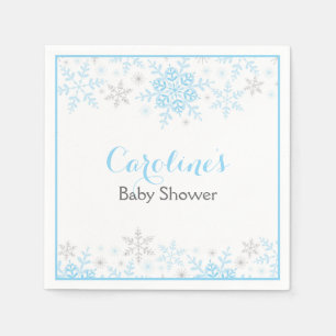 Little Snowflake Baby Shower Napkin Pappersservett