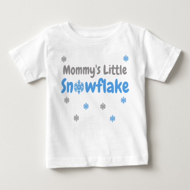 Little Snowflake Baby T-Shirt (Framsida)